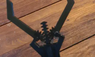 Grabber claw opening and closing