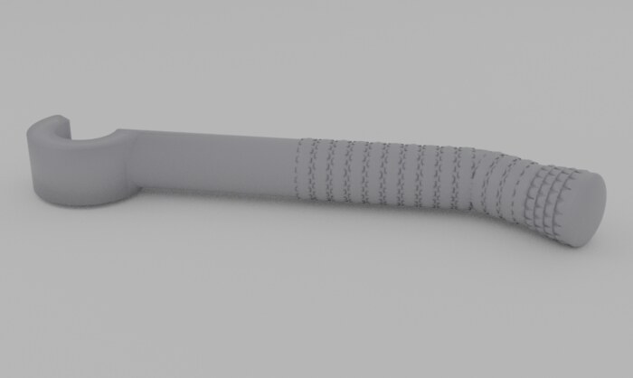 Clip-on squat bar handle